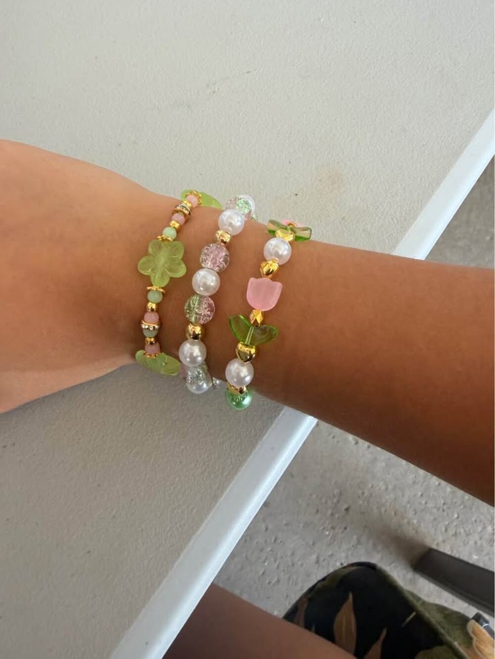 Handmade Beaded Bracelet Set of 3